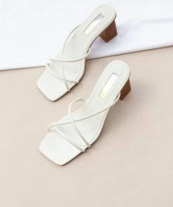 PUP23 Unika Heel - White For The Bride