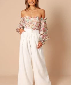 PUP26 Acantha Bodysuit - Beige Floral