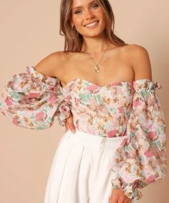 PUP26 Acantha Bodysuit - Beige Floral