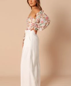 PUP26 Acantha Bodysuit - Beige Floral