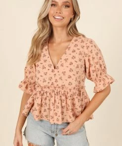 PUP50 Addison Top - Orange Clothing