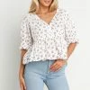PUP50 For The Bride Addison Top - White