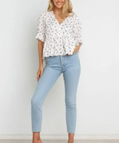 PUP50 For The Bride Addison Top - White