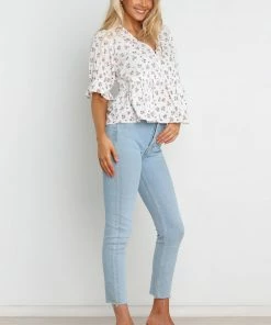 PUP50 For The Bride Addison Top - White