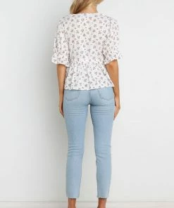 PUP50 For The Bride Addison Top - White