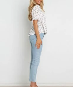 PUP50 For The Bride Addison Top - White