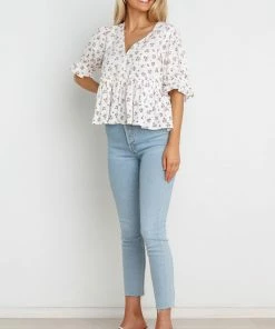 PUP50 For The Bride Addison Top - White