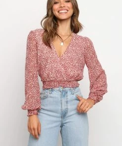 PUP44 Adona Top - Red Clothing