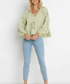 PUP10 Alena Top - Olive Bump Friendly