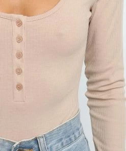 PUP27 Alice Bodysuit - Sand Clothing