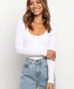 PUP27 Alice Bodysuit - White