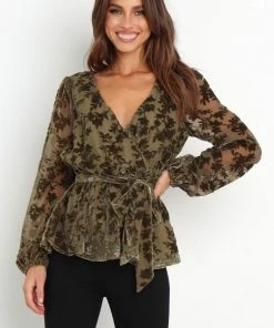 PUP14 Clothing Amanda Top - Olive