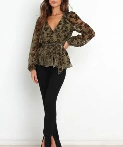 PUP14 Clothing Amanda Top - Olive