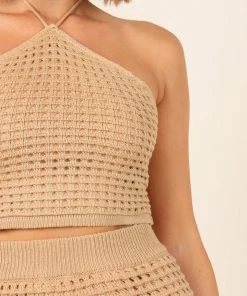 PUP14 Clothing Annabelle Top - Tan