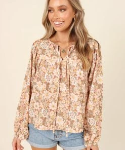 PUP8 Annalise Top - Brown Clothing
