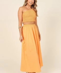 PUP14 Annie Top - Orange Clothing