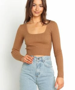 PUP8 Balamor Top - Camel Clothing