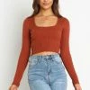 PUP8 Clothing Balamor Top - Rust