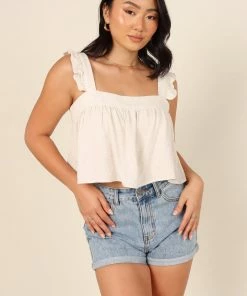 PUP8 Bella Top - Beige Clothing