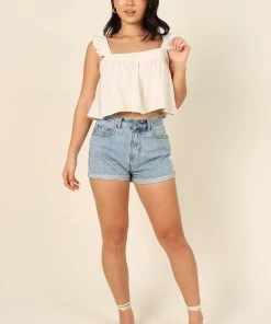 PUP8 Bella Top - Beige Clothing