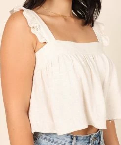 PUP8 Bella Top - Beige Clothing