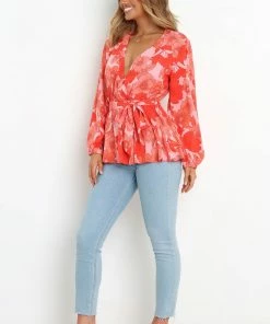 PUP49 Clothing Bellevue Top - Pink Floral