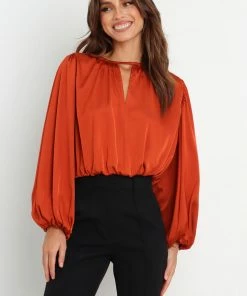 PUP3 Clothing Betty Top - Rust