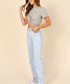 PUP14 Brinnie Top - Grey Clothing