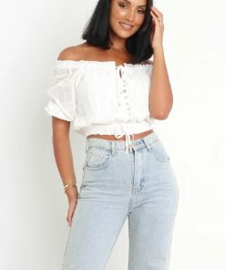 PUP62 Brooke Top - White For The Bride