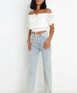 PUP62 Brooke Top - White For The Bride