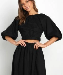 PUP3 Clothing Buchanan Top - Black