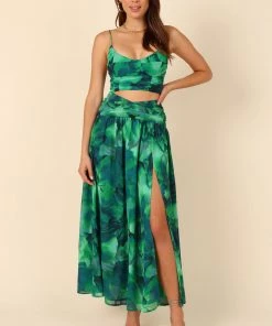 PUP26 Clothing Calista Crop Top - Green