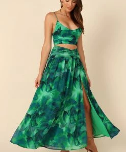 PUP26 Clothing Calista Crop Top - Green