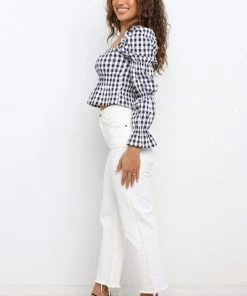 PUP20 For The Bride Charvae Top - Black Gingham
