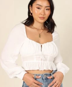 PUP4 For The Bride Claire Top - White