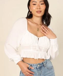 PUP4 For The Bride Claire Top - White