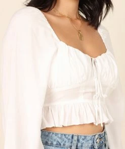 PUP4 For The Bride Claire Top - White