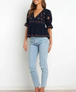 PUP50 Dawston Top - Navy Clothing