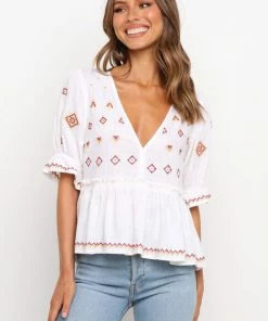 PUP50 Dawston Top - White For The Bride