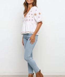 PUP50 Dawston Top - White For The Bride