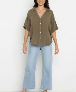 PUP8 Clothing Dion Top - Olive