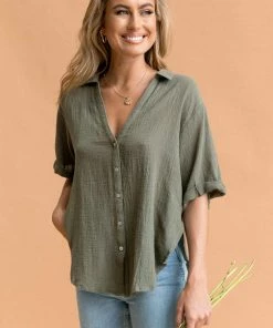 PUP8 Clothing Dion Top - Olive