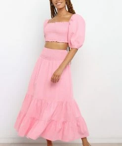 PUP4 Wedding Guest Doris Top - Pink