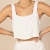 PUP8 Eleanor Cropped Top - Beige Clothing
