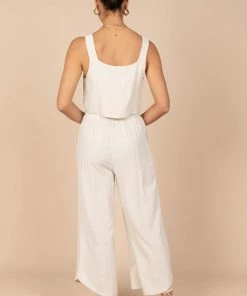 PUP8 Eleanor Cropped Top - Beige Clothing