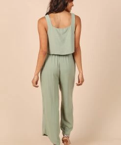 PUP8 Eleanor Cropped Top - Green