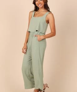 PUP8 Eleanor Cropped Top - Green