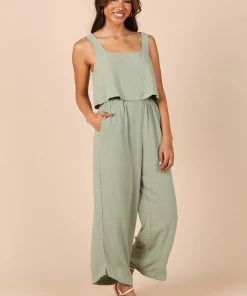 PUP8 Eleanor Cropped Top - Green