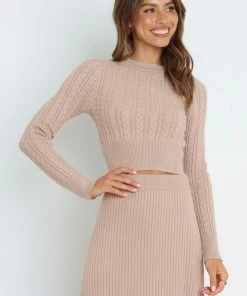 PUP44 Clothing Elle Top - Beige