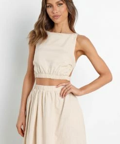 PUP3 Esther Top - Beige Clothing